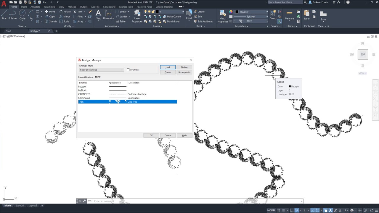 Creating your custom AutoCAD linetype