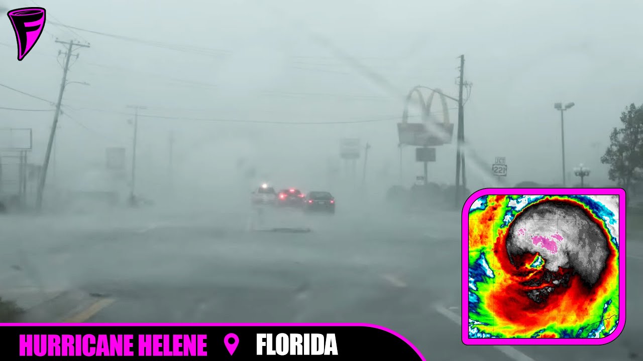 LIVE - Storm Chasers Prepare To Intercept Hurricane Helene - Category 3+ Likely