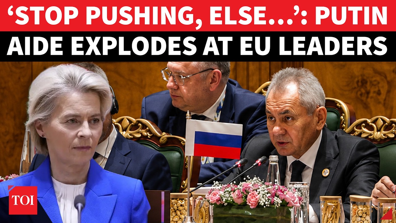 Putin Aide Blows Up at EU Leaders: &lsquo;Stop Pushing Russia, Else You&rsquo;ll&hellip;&rsquo; | Fiery Meltdown On Camera