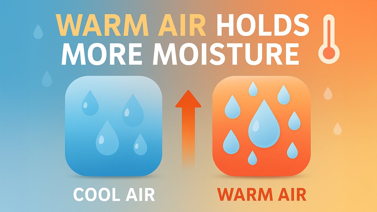 The Correlation Between Air Temperature and Moisture Capacity