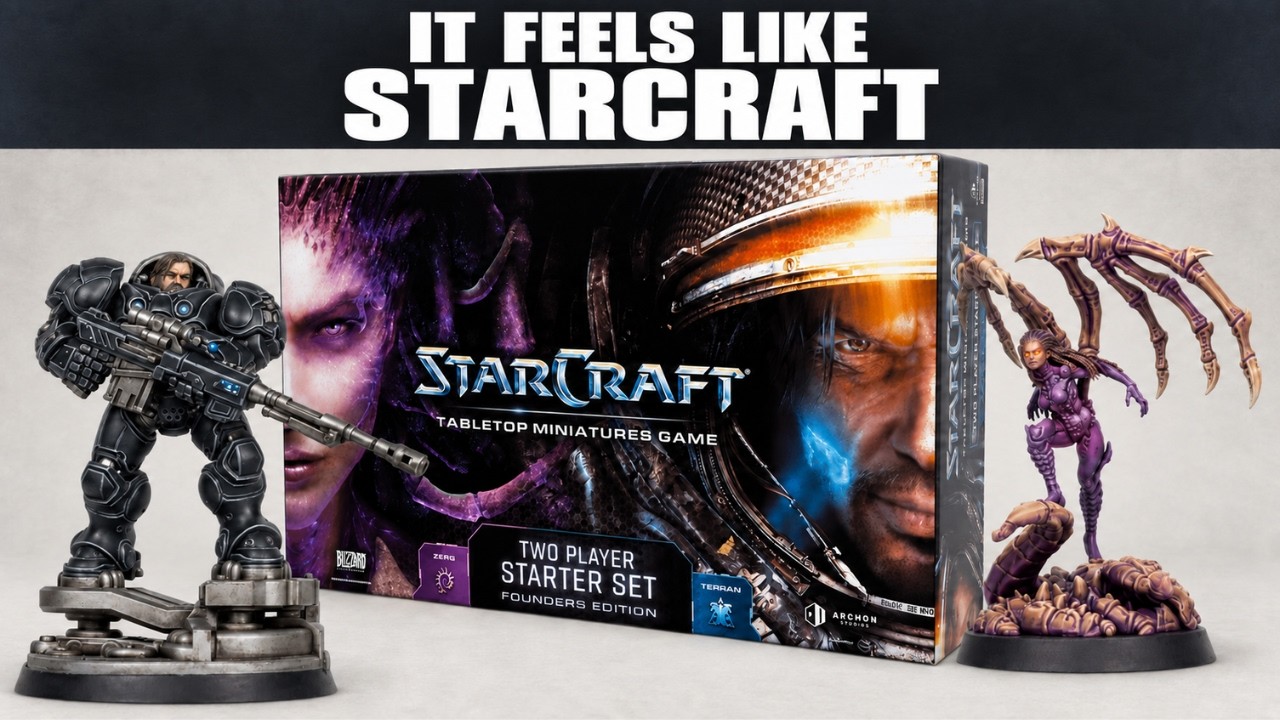 Стоит ли покупать настольную игру StarCraft с миниатюрами?