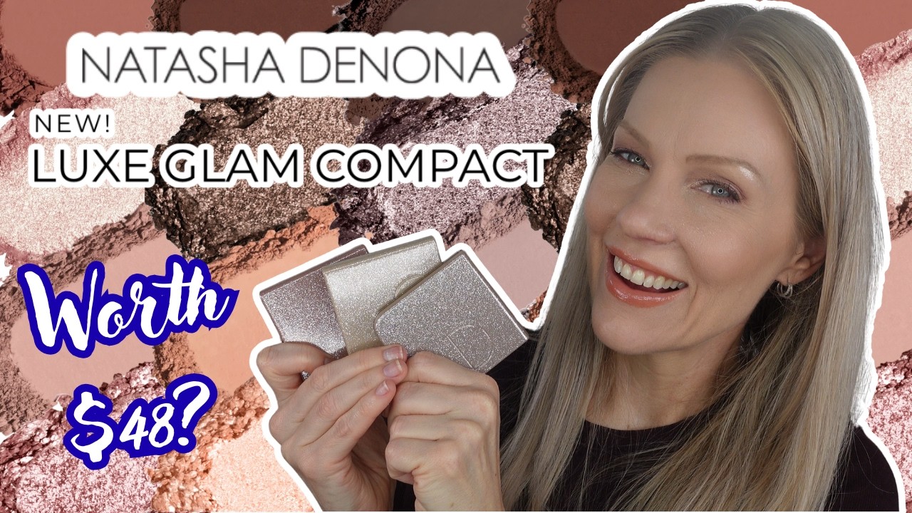 *NEW* NATASHA DENONA LUXE GLAM COMPACT QUADS | 3 Looks, Swatches & Comparisons | Are They Worth $48?