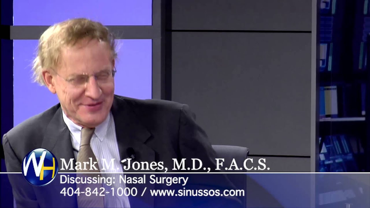 Nasal Surgery with Atlanta Board Certified E.N.T & Plastic Surgeon Mark M. Jones, MD