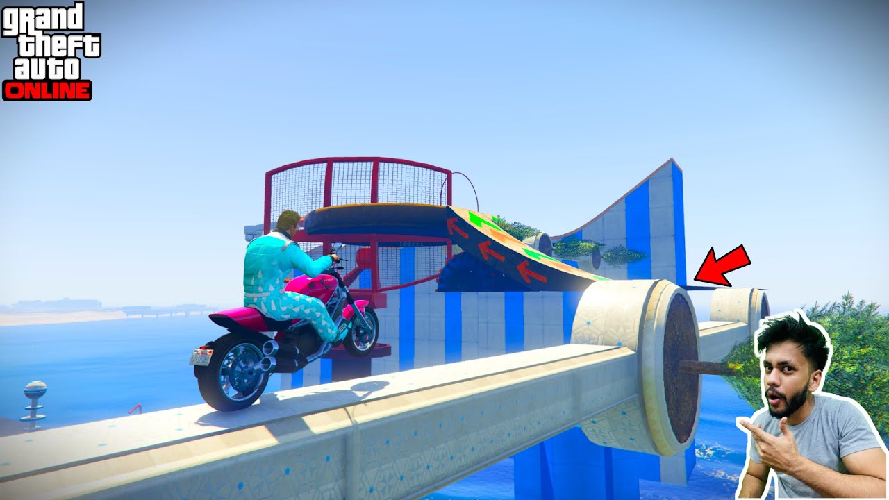 99.888% People got FRUSTRATED During This Bike Parkour GTA 5