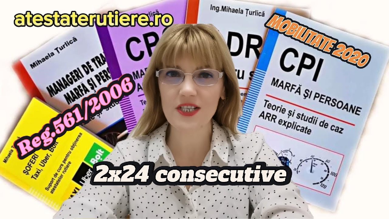 Sofer camion ➡️ cum faci corect 2x24 consecutive