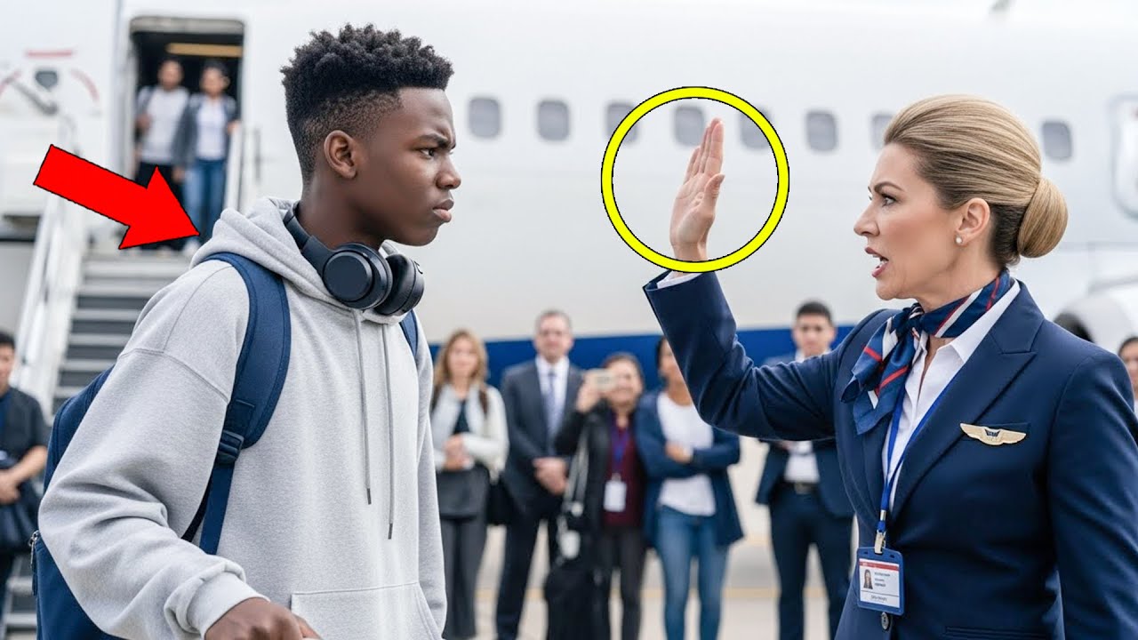 Сотрудница у выхода на посадку остановила темнокожую девушку-подростка в первом классе — она запа...
