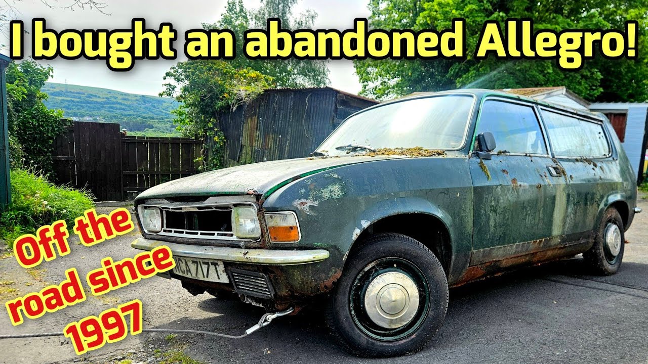 I bought an abandoned RARE car you've NEVER heard of! A 1979 Austin Allegro Estate!