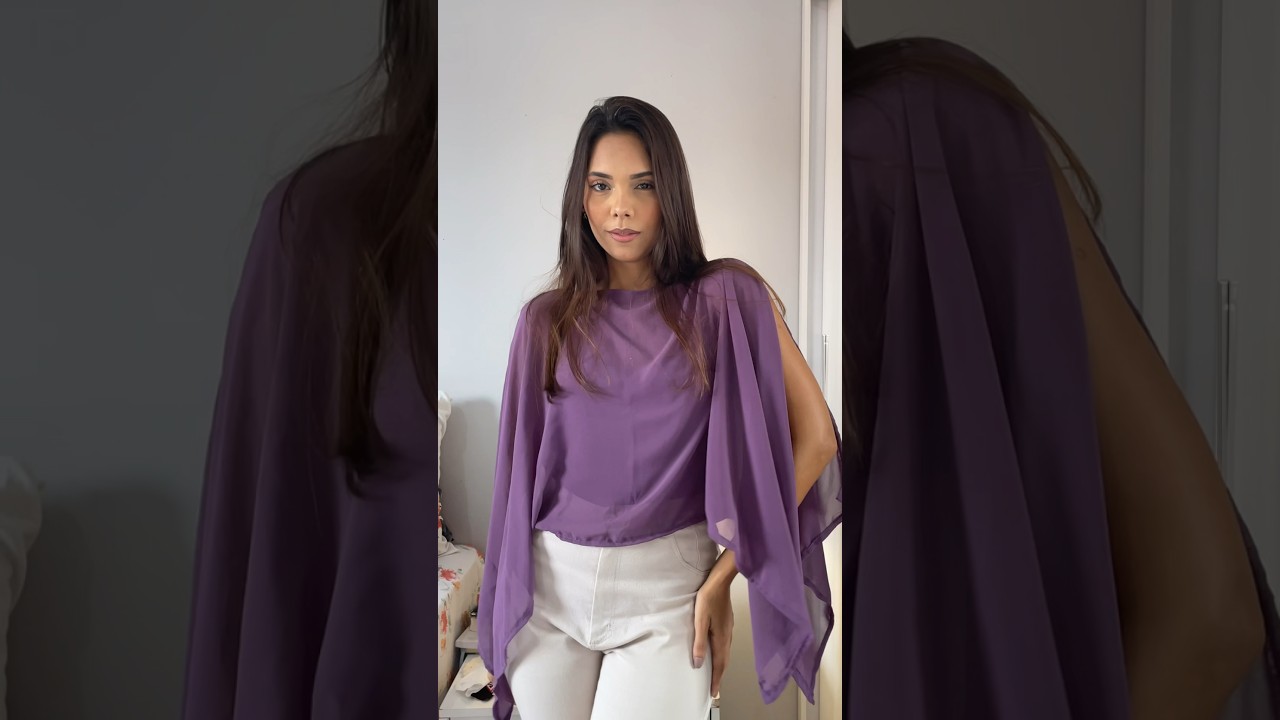Blusa f&aacute;cil com apenas 3 costuras