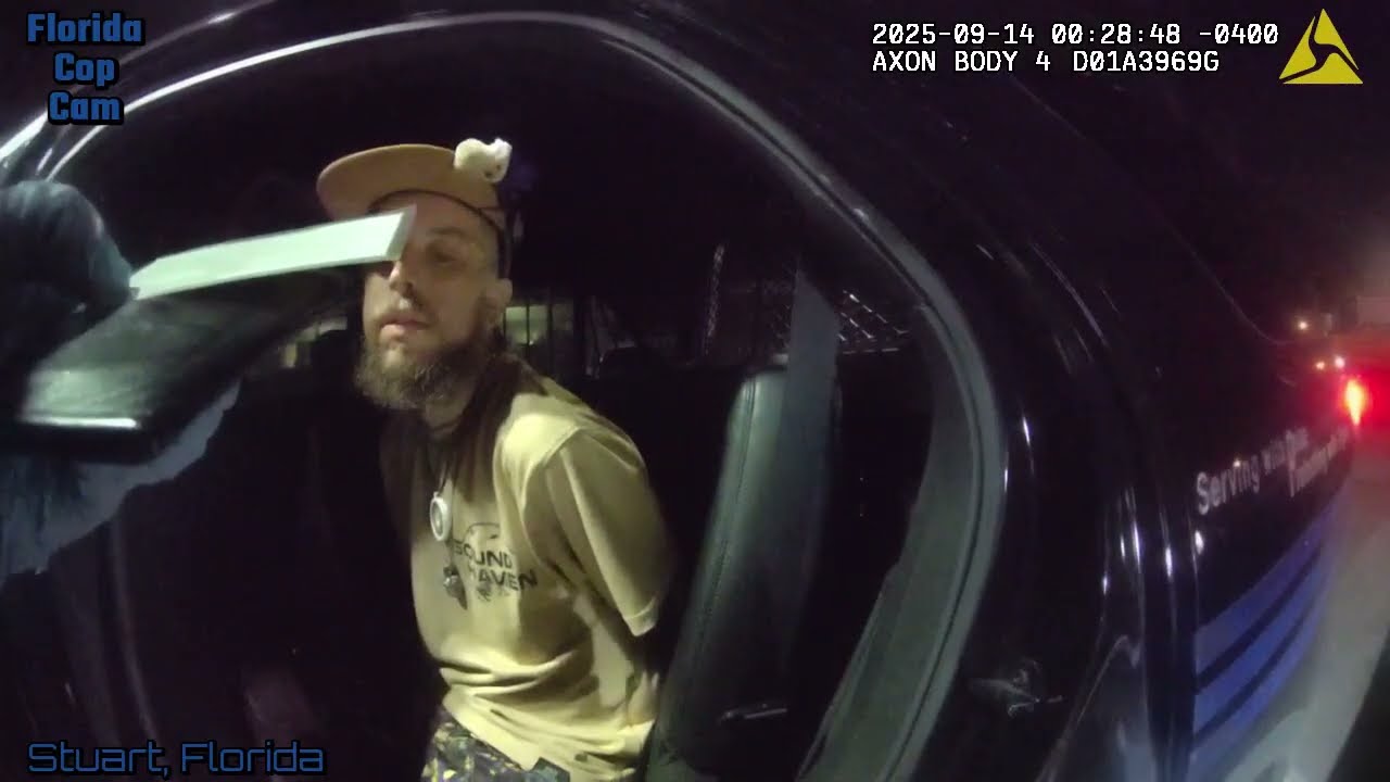 Busted for Possession of Coke - Stuart, Florida - September 14, 2025