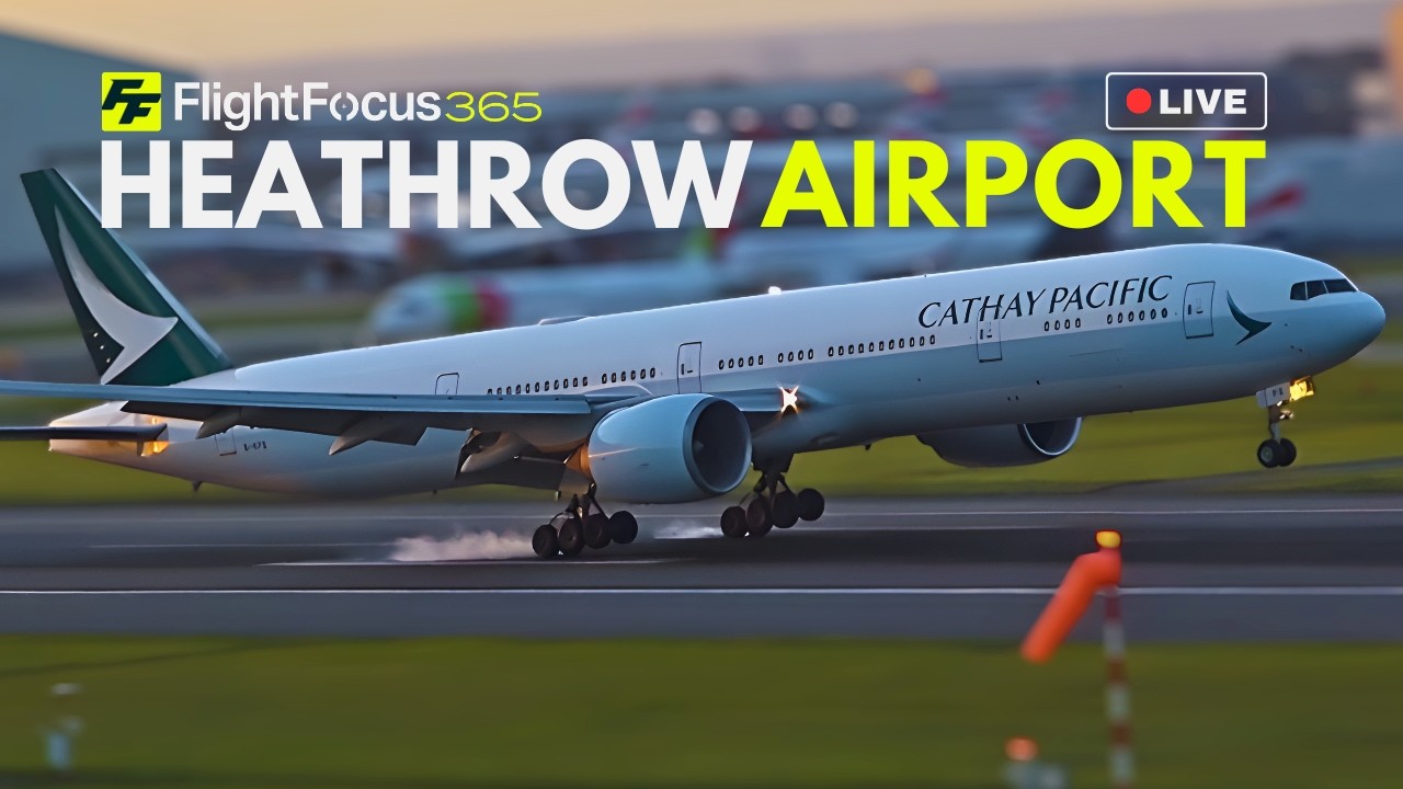 Heathrow Airport Live -Friday 10th April 2026