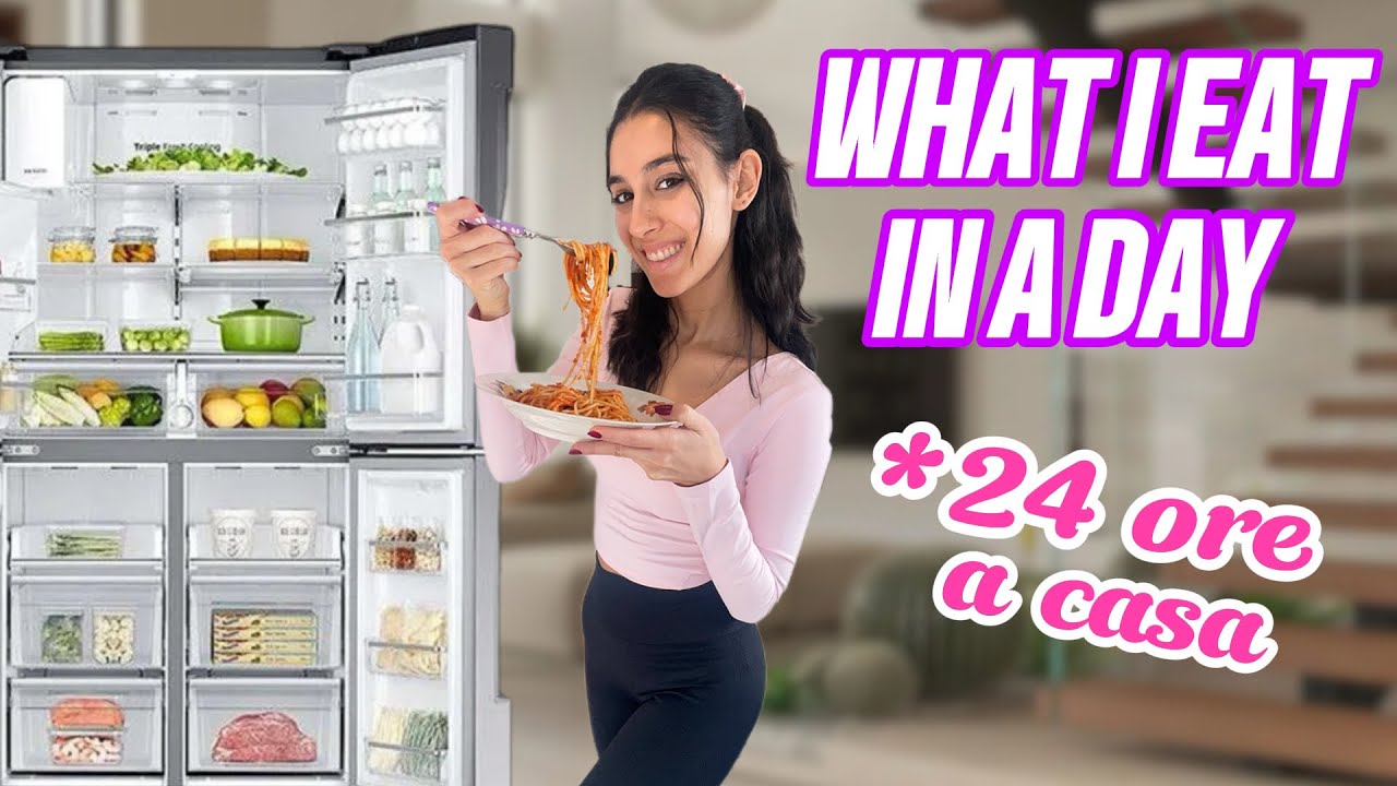 COSA MANGIO IN UN GIORNO - 24 ORE A CASA / tina official channel