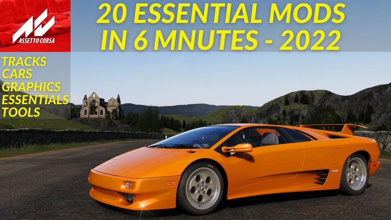 20 основных модов за 6 минут - Ссылки для скачивания Assetto Corsa 2022