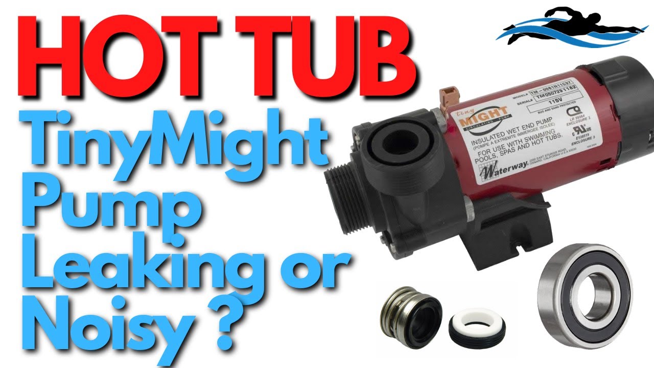 Утечка циркуляционного насоса HOT TUB TinyMight? / Замена подшипника и уплотнения HOT TUB
