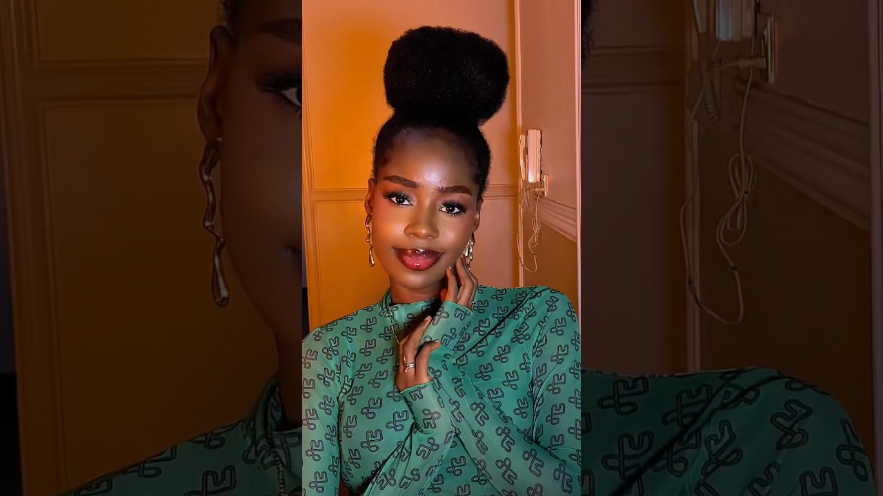 Simple everyday makeup for black girl 