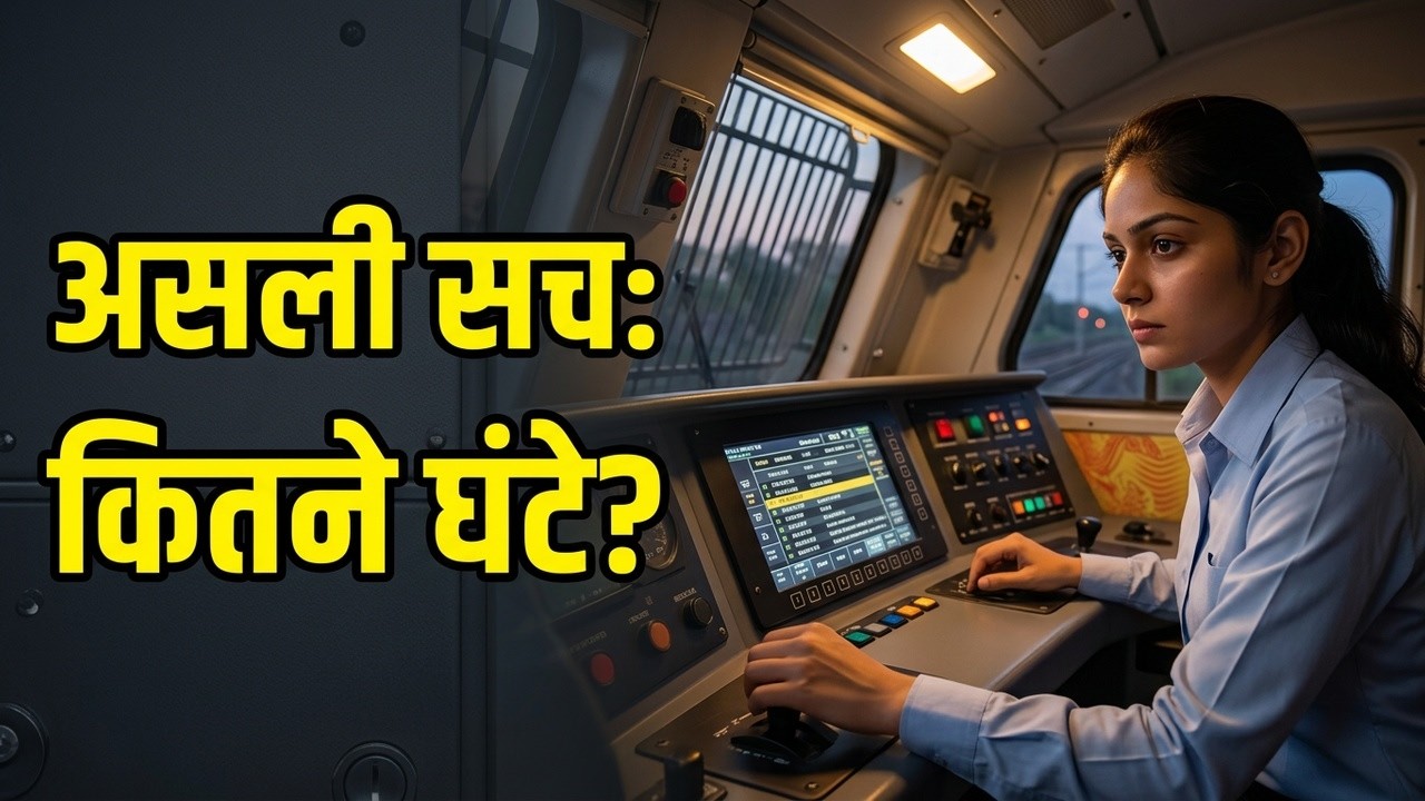 लोको पायलट कितने घंटे ड्यूटी करते हैं? असली सच जानिए