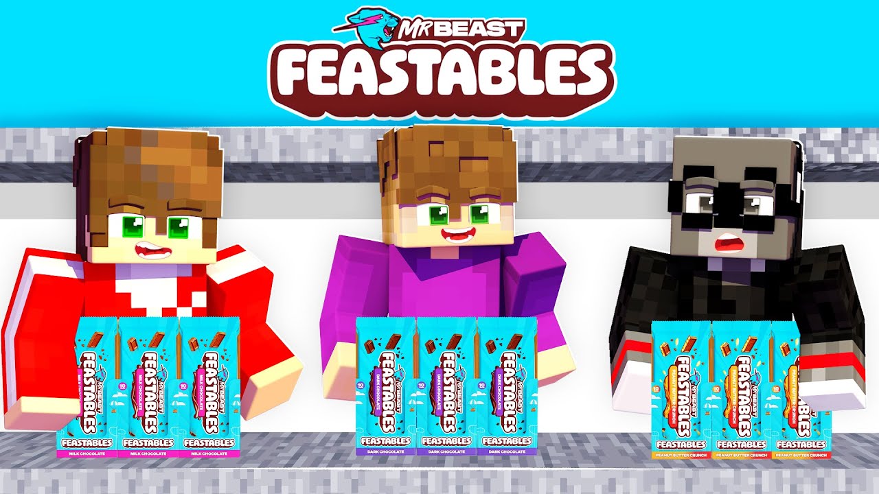 ΠΑΓΙΔΕΥΤΗΚΑΜΕ ΣΤΙΣ MRBEAST ΣΟΚΟΛΑΤΕΣ στο Minecraft!