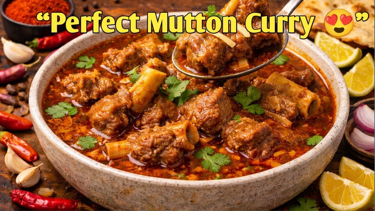 Desi Style Mutton Curry | Dhaba Style Mutton Masala | Ghar Jaisa Swad 😋