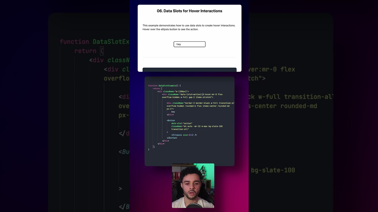 🎨 Tailwind Trick: Data Slots #tailwindcss #react #tech