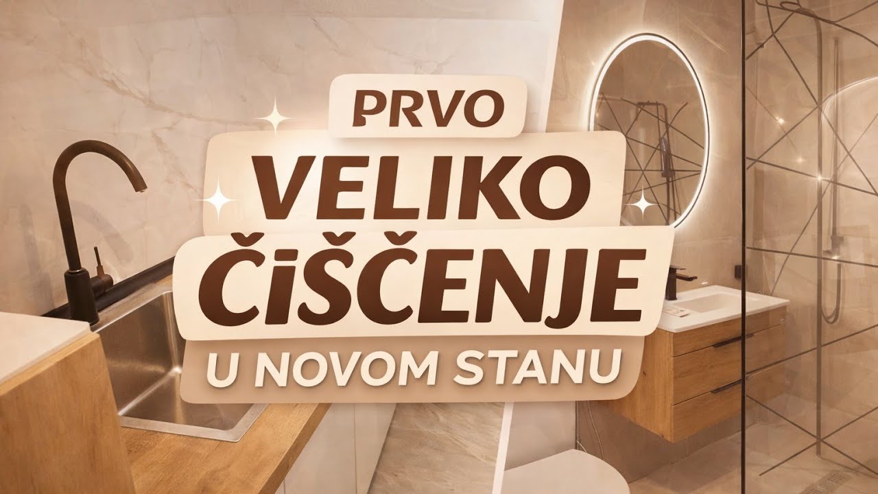 VELIKO ČIŠĆENJE KUĆE PRIJE USELJENJA 🧹 | Poslije majstora sve smo morali očistiti 