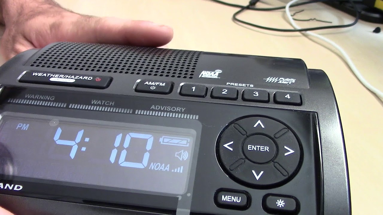 How Weather Radios Work, S.A.M.E. NWS Technology EAS Weather Alert