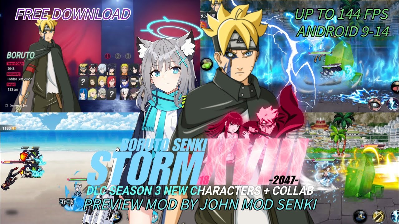 (Update V4.1) Boruto Senki: Storm XVIII [DLC Season 3] | Mod 2025