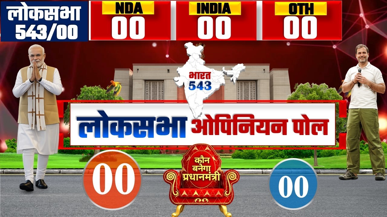 Lok Sabha Opinion Poll 2029: Modi 4.0 or Rahul Gandhi? Full 543 Seat Projection | NDA vs INDIA