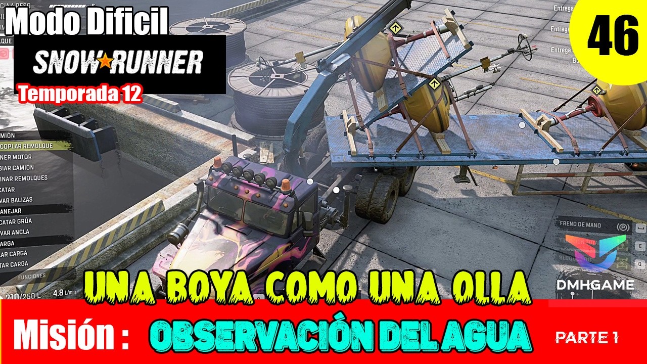 SNOWRUNNER EP 46 - MODO DIFICIL - Carolina del Norte - Misión hecha : OBSERVACIÓN DEL AGUA - PARTE 1