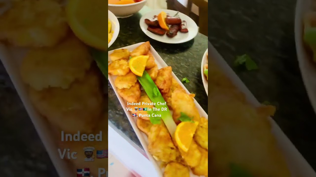 Private Chef 👨🏾&zwj;🍳Vic 🇺🇸🇧🇸doing his thing in The DR🇩🇴, Punta Cana