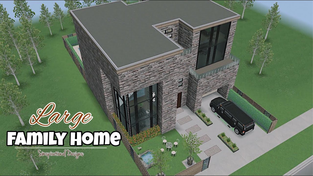 LARGE FAMILY HOME | The Sims Freeplay | House Tour | Floor Plans | Simspirational Designs