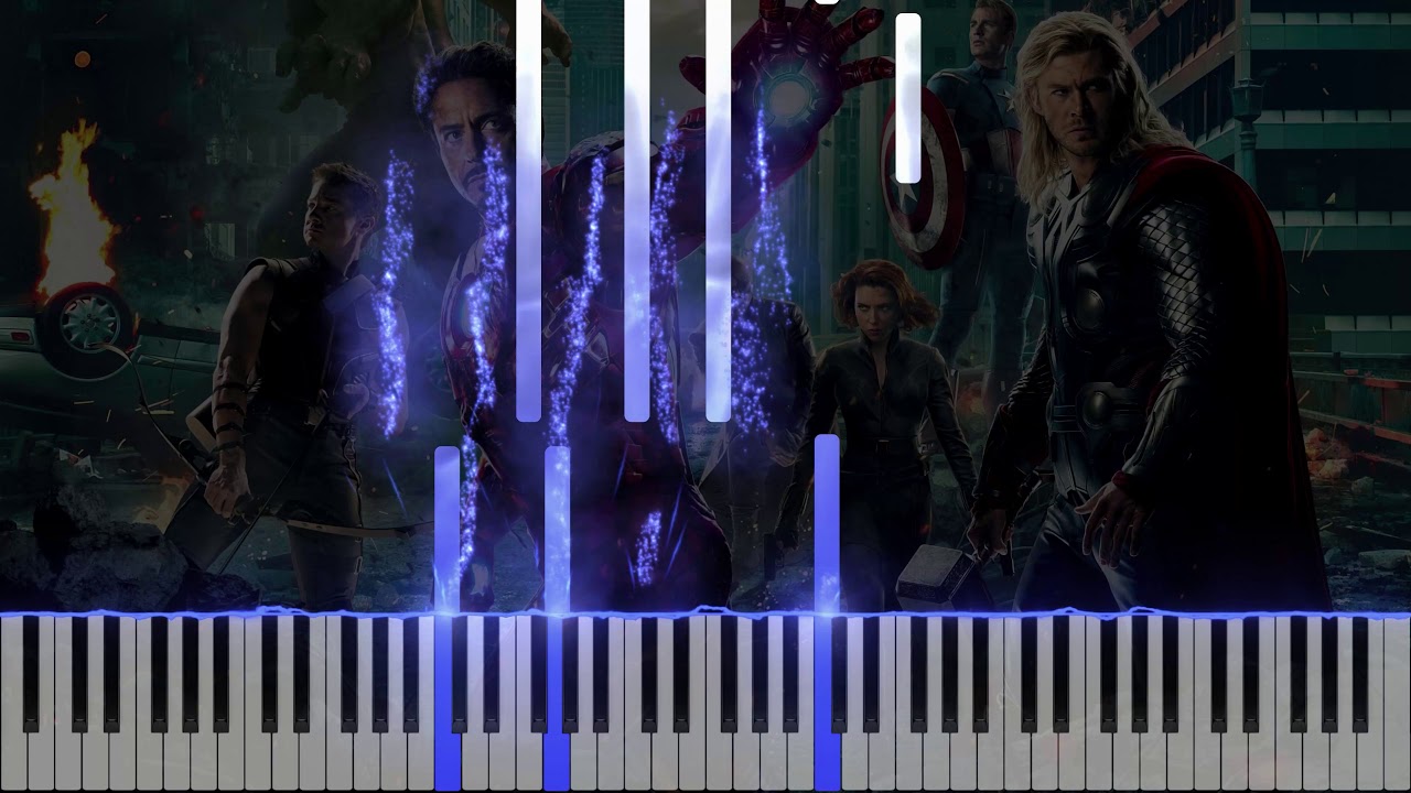 The Avengers - Main Theme - Piano Tutorial (EPIC 4K HD COVER)