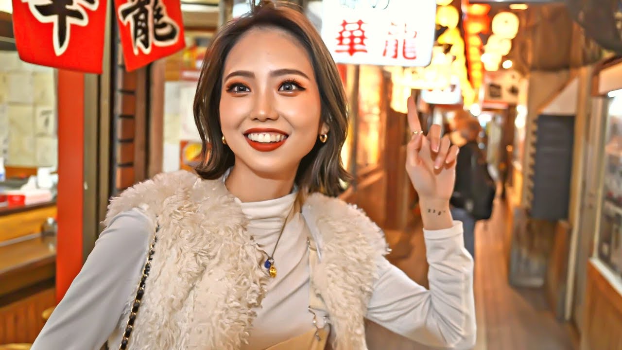 She Guides Me in Japan's Largest Nightlife North of Tokyo
