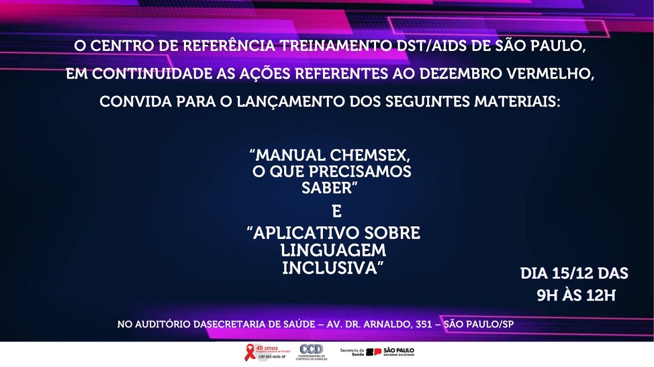 1ª Semana Paulista de Mobilização Contra a Transmissão do HTLV
