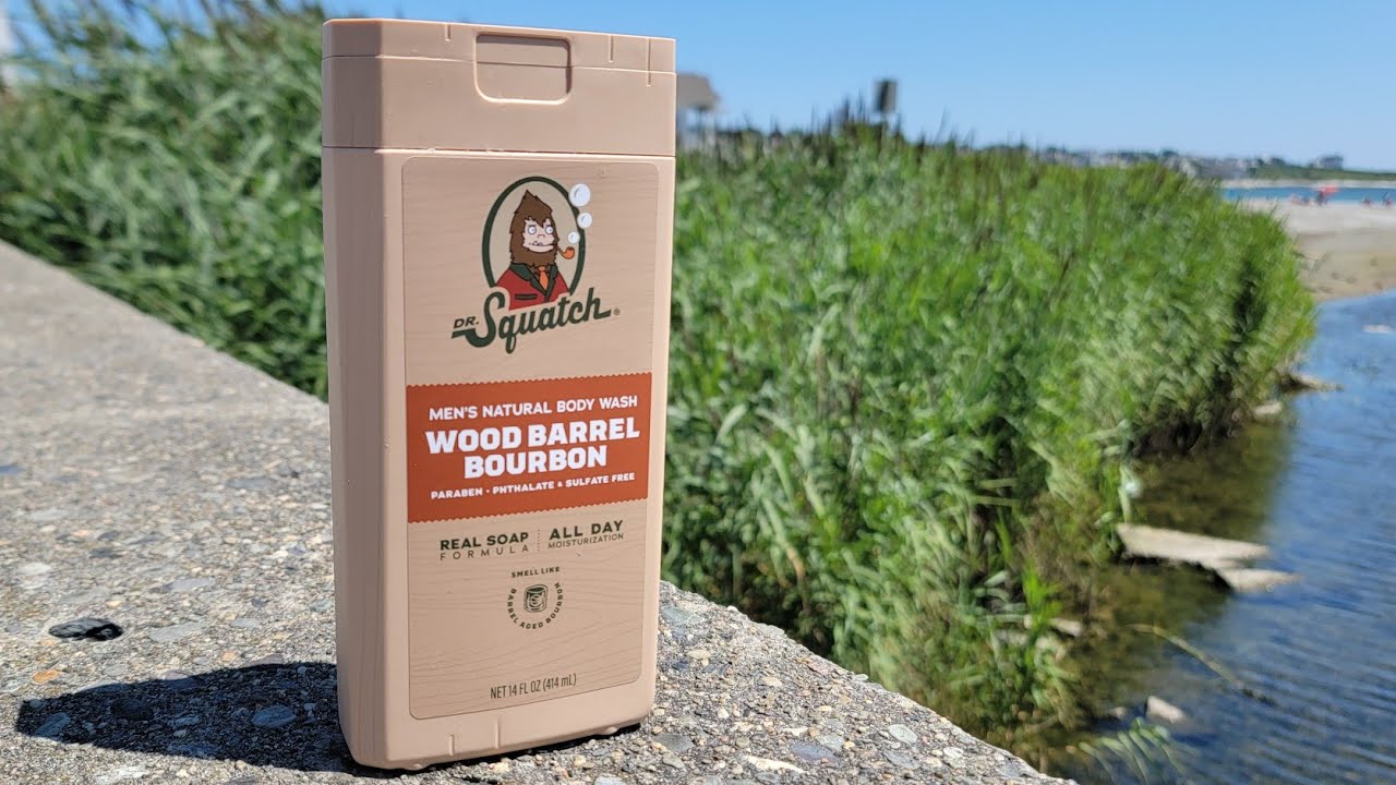 Dr Squatch Wood Barrel Bourbon body wash review