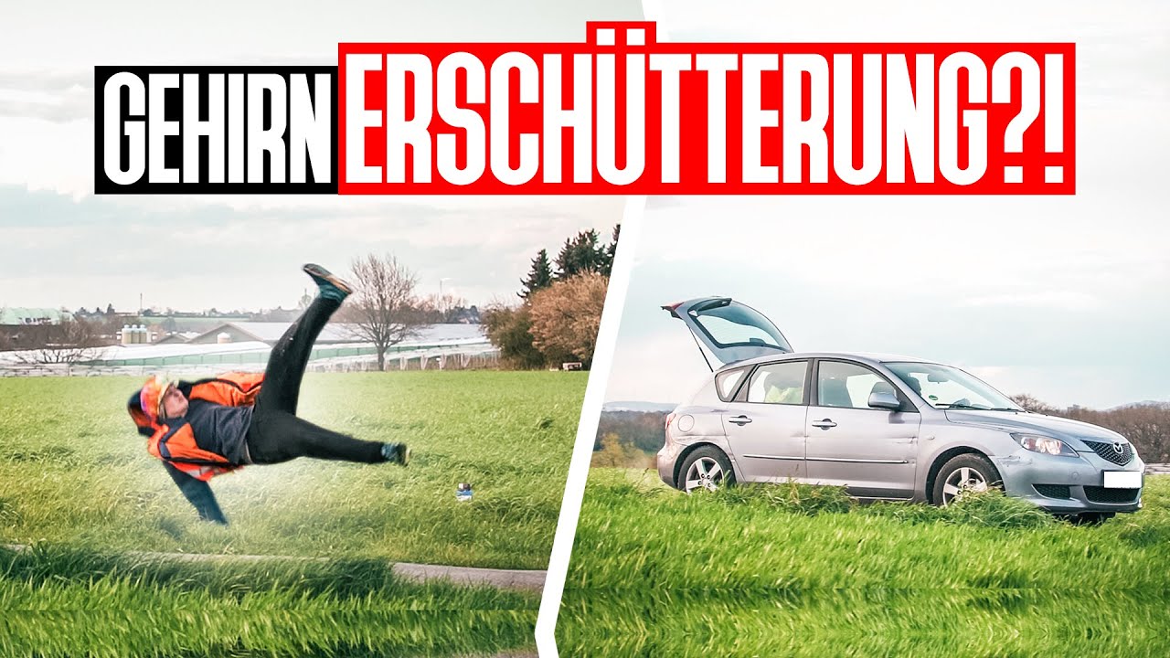 BEINE WEGZIEHEN bei 60 KM/H! | Stunts mit AUTO und SEIL!