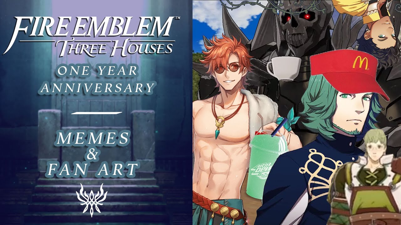 Актёры озвучки Fire Emblem Three Houses делятся своими любимыми мемами и фан-артом | Годовщина FE3H