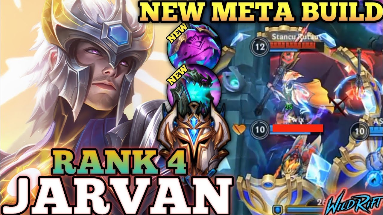 JARVAN IV NEW META BUILD! ANNOYING TANK DAMAGE - TOP 4 GLOBAL JARVAN IV BY Stancu Rutau - WILD RIFT