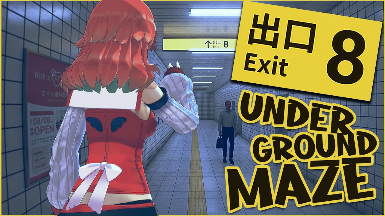 【The Exit 8】Oh no..not the TOKYO Underground...NOOO PLEASE NO #kfp #キアライブ