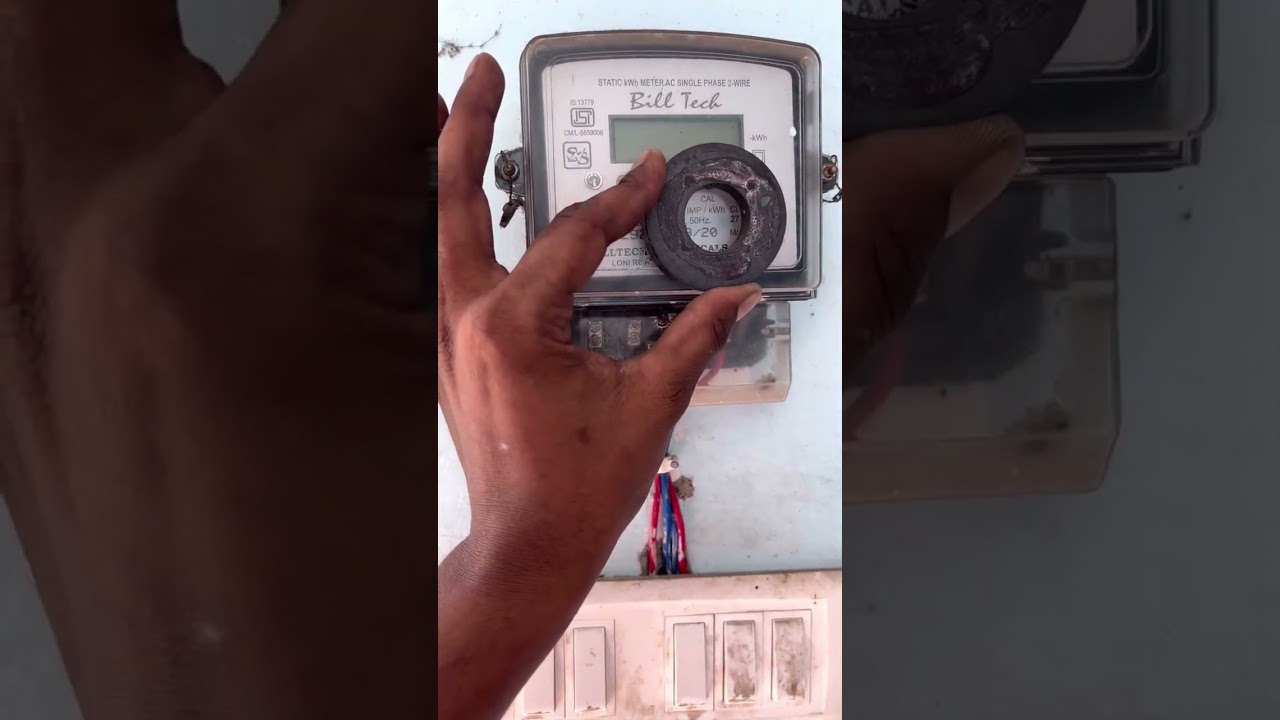 🧲 Magnet Scam Electric meter | #shorts