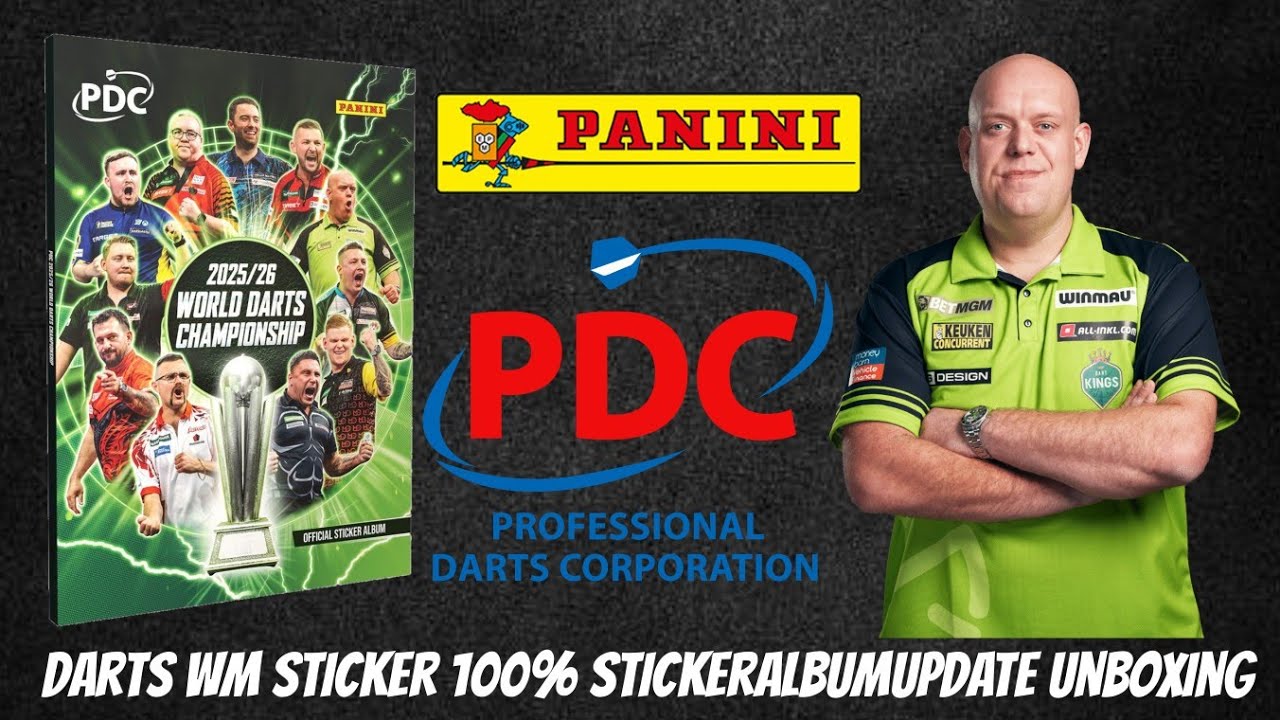 Komplette Sammlung🎯|Panini PDC World Darts Championship 2025/26 Sticker 100% Stickeralbumupdate!🔥