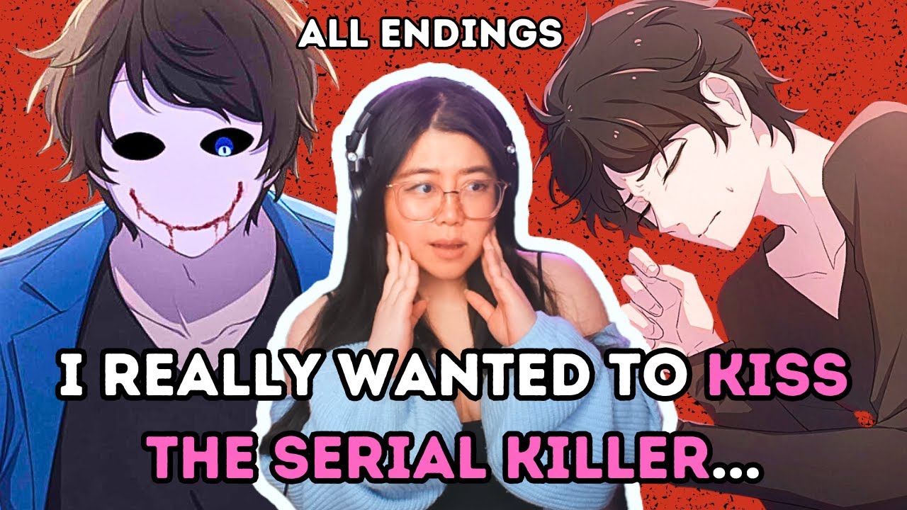 I've Fallen For A Serial Killer?! | Bloody Painter - All Endings | Dating Sim Game