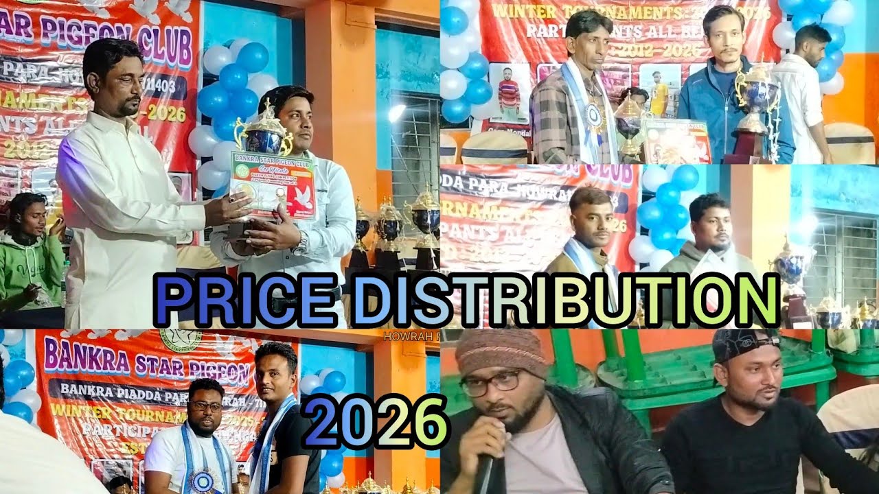 BANKRA STAR PIGEON CLUB PRICE DISTRIBUTION 🏆