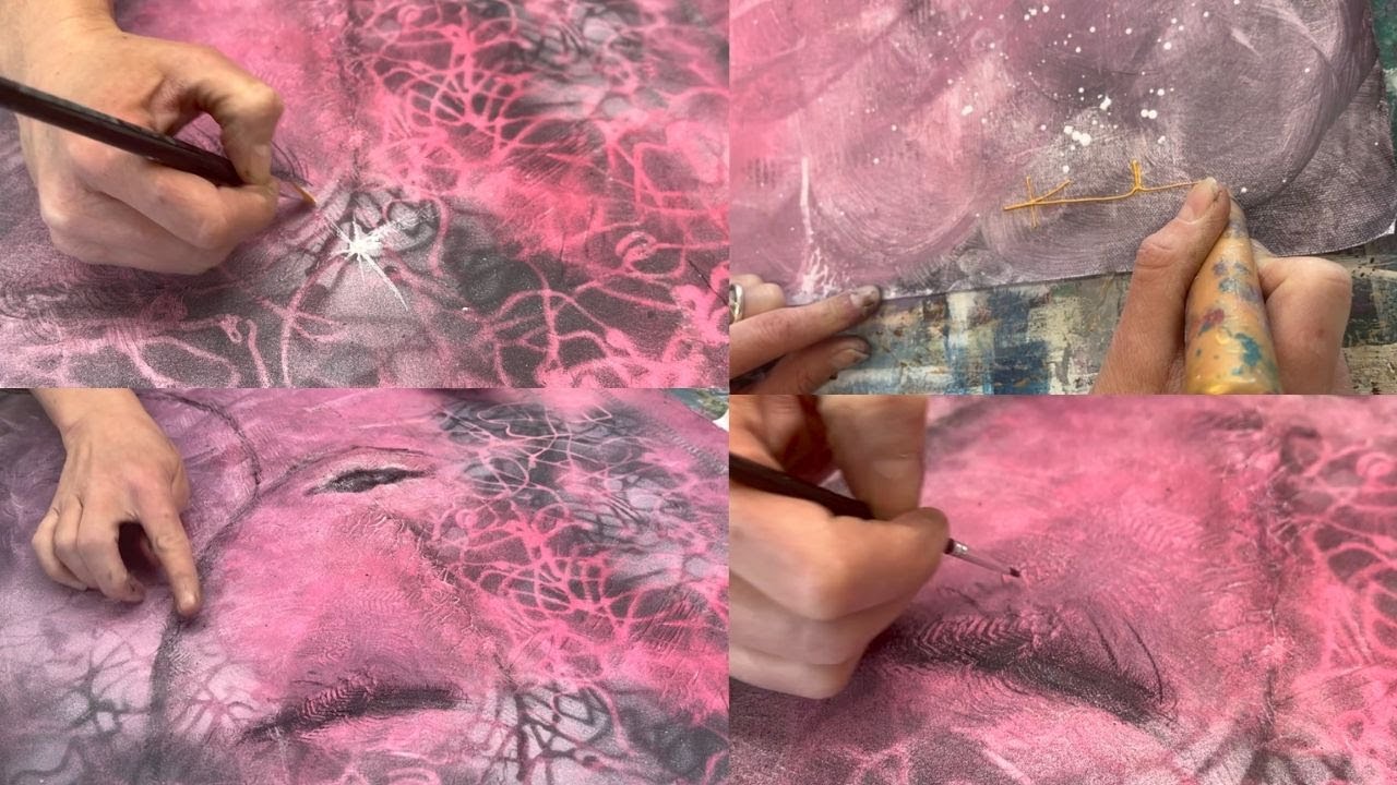 From nothing to everything - acrylic paint
