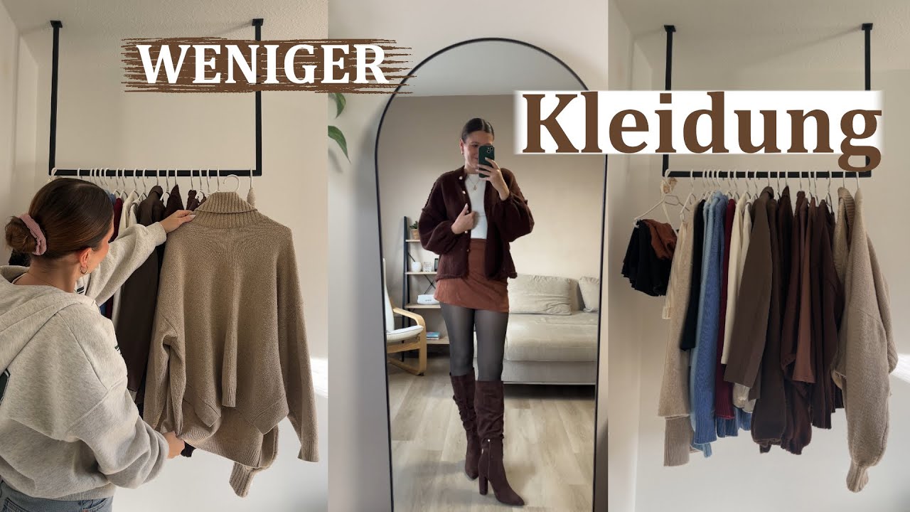 95 % weniger Kleidung als früher – So sieht mein minimalistischer Kleiderschrank jetzt aus