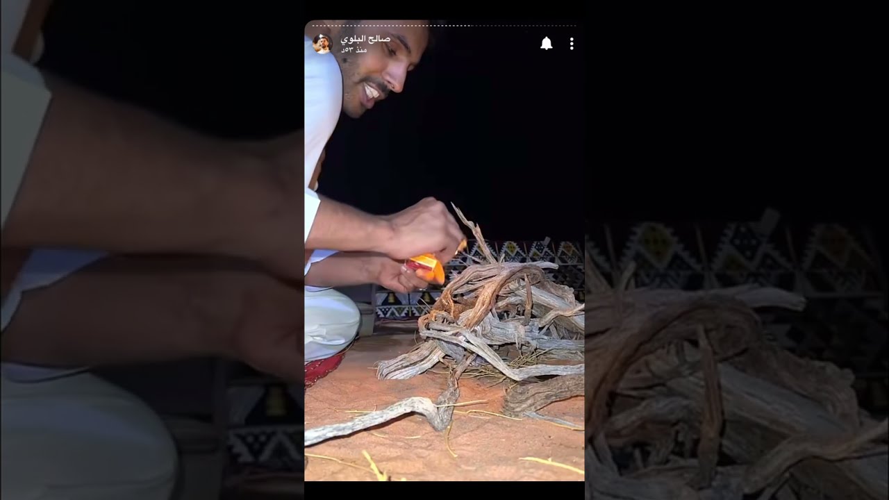 سنابات صالح البلوي مع أخوه عُمر وصديقه في البر