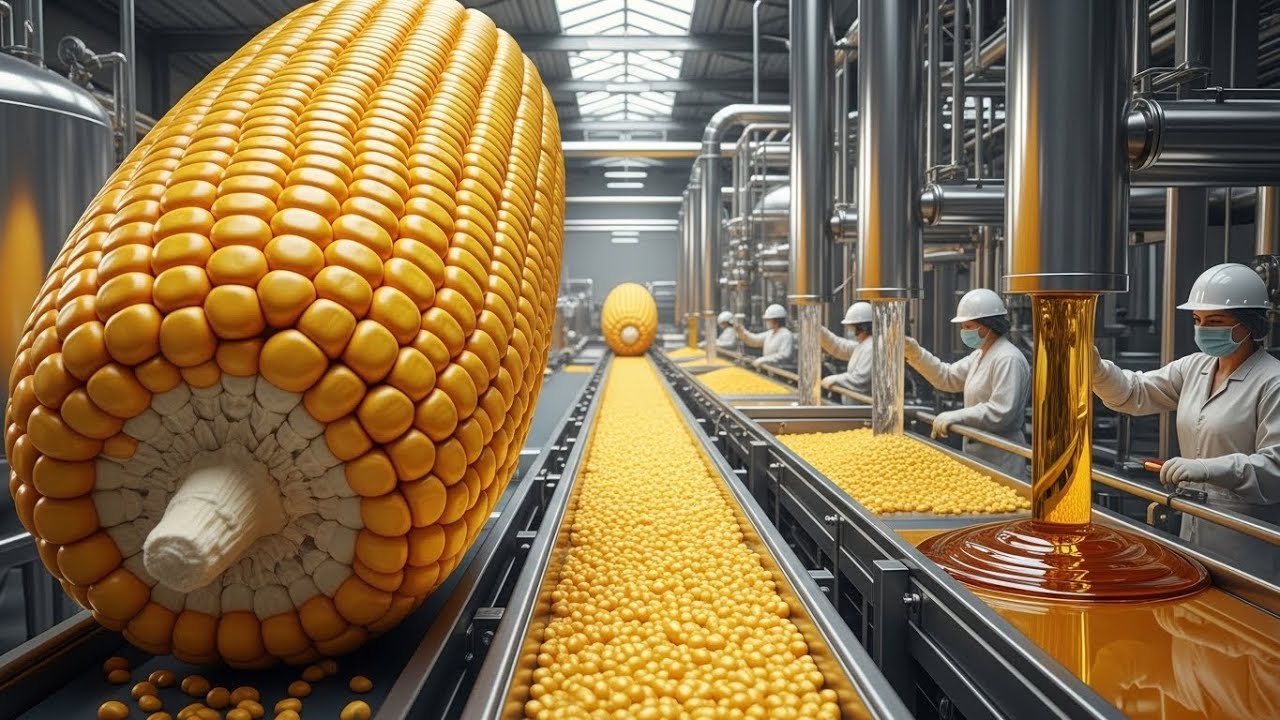 Inside a Modern Corn Factory: From Harvest to Billion-Dollar Ethanol & Syrup (Full Process)