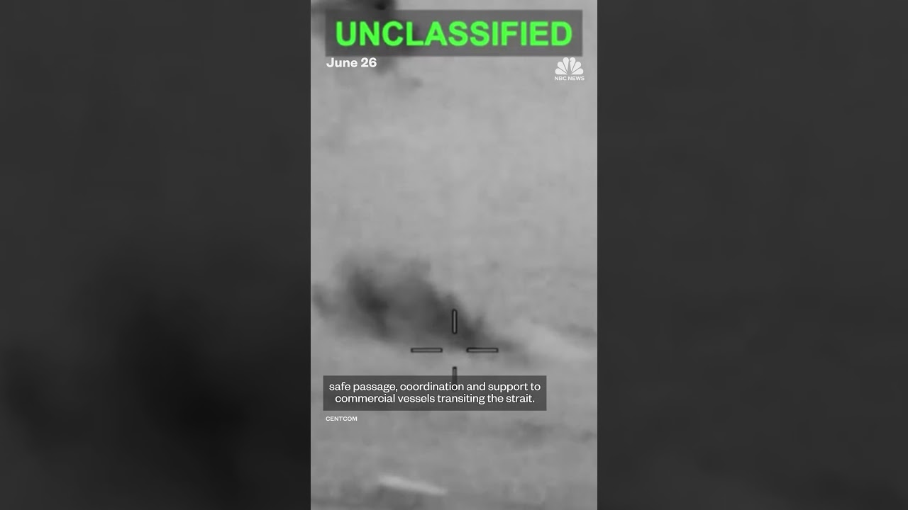 U.S. military releases video of strikes against Iran in response to drone attacks