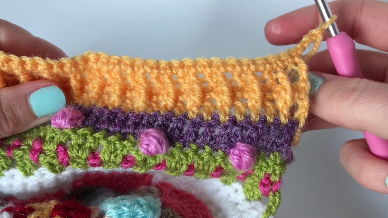 How to Crochet Raised Ripple Stitch