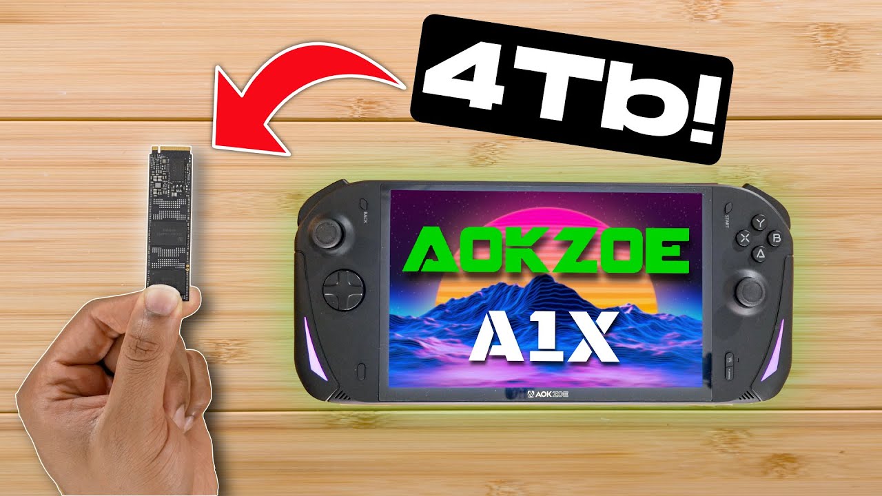 AOKZOE A1X SSD Upgrade