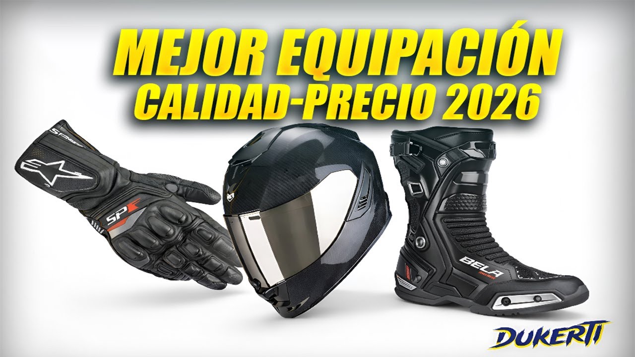 La MEJOR equipación de moto calidad-precio en 2026 🏍️🔥