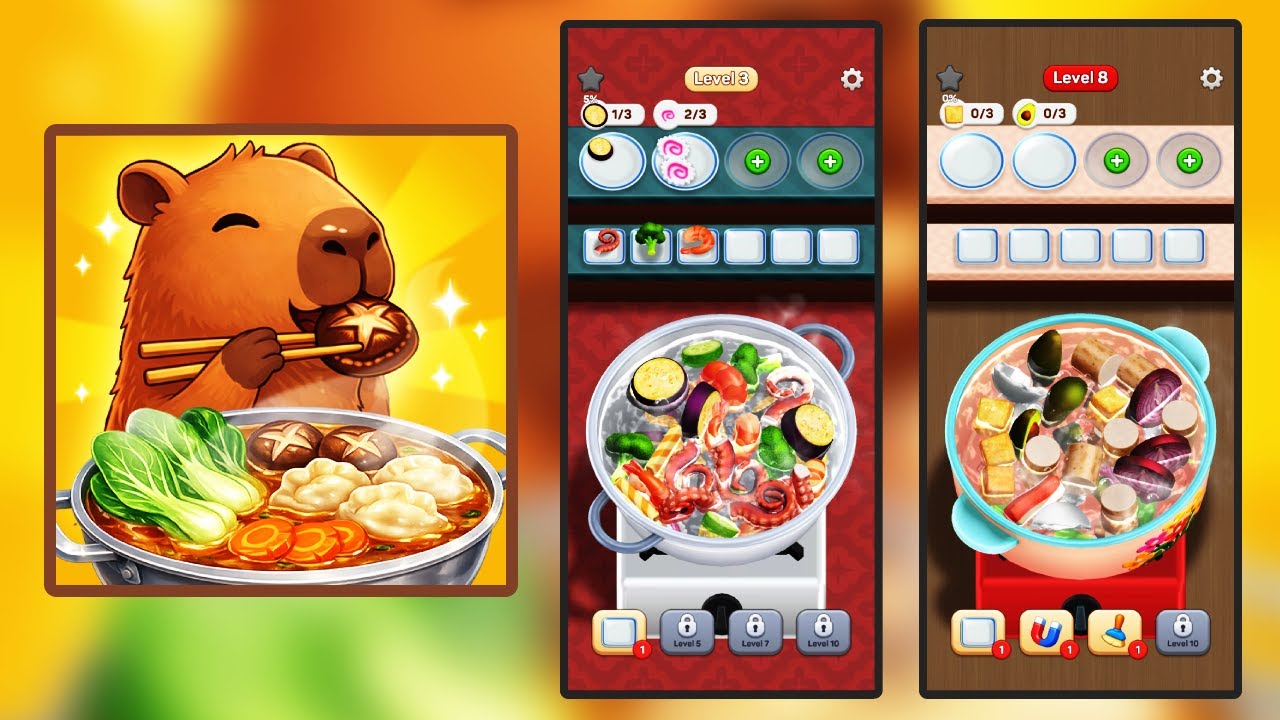 Hotpot Go: Food Sort Gameplay Walkthrough - Levels 1-10